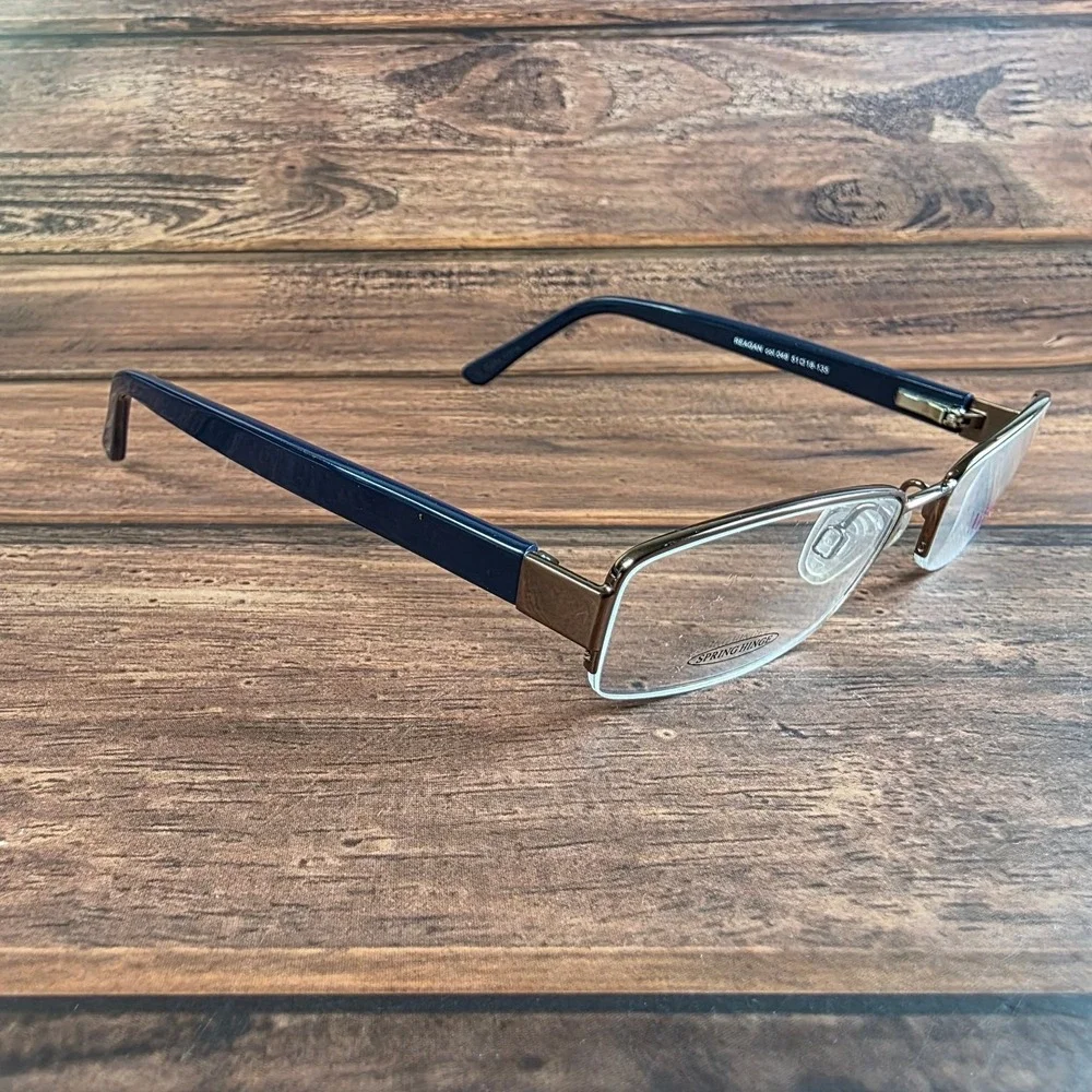 National by Marcolin eyeglasses‎ Blue 51-18-135 Spring Hinge FRAMES ONLY
